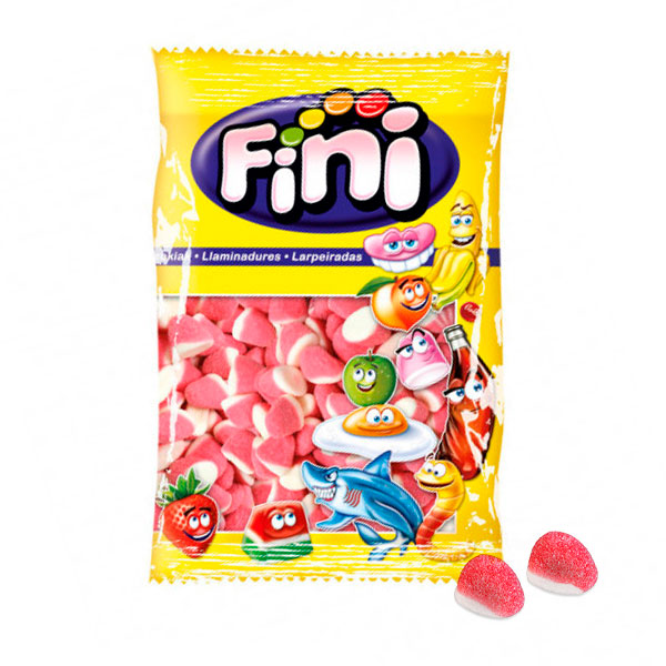 Dulces Besos Fresa Fini Bolsa 1Kg.