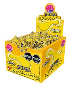 CHICLE FIERITA RECARGADO BANANA 50u