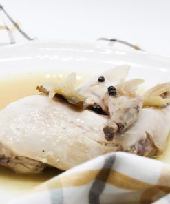 Alternative view of Conejo en escabeche