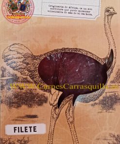 Avestruz, Filetes 1ª  Pack 200 gr