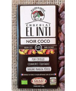 Chocolate Coco 63% de 100g.