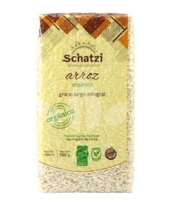 Schatzi Arroz Integral Largo Orgánico x 750 Grs